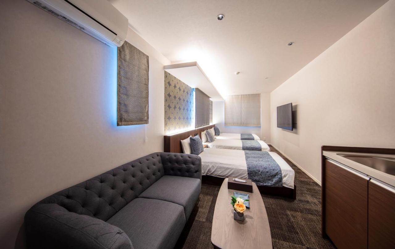 Grand Base Okayama Ekimae Aparthotel ภายนอก รูปภาพ