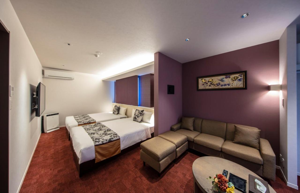 Grand Base Okayama Ekimae Aparthotel ภายนอก รูปภาพ